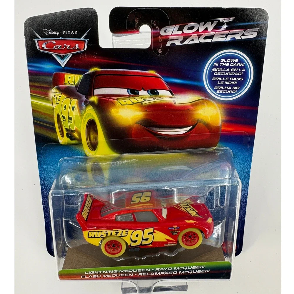Disney Pixar Cars Glow Racers Lightning McQueen
